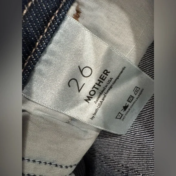 MOTHER The Drawn Undercover Prep Sneak. Size 26 NWOT - Picture 16 of 16